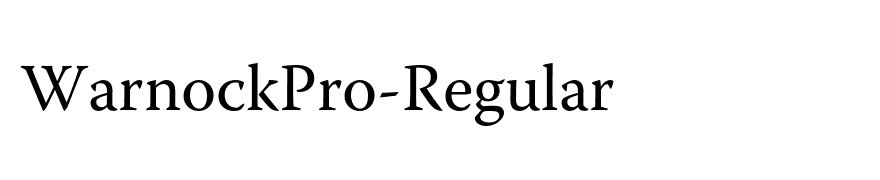 WarnockPro-Regular