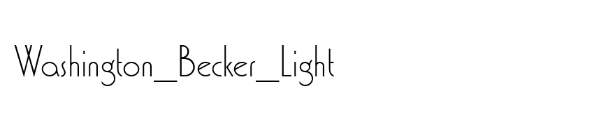 Washington_Becker_Light
