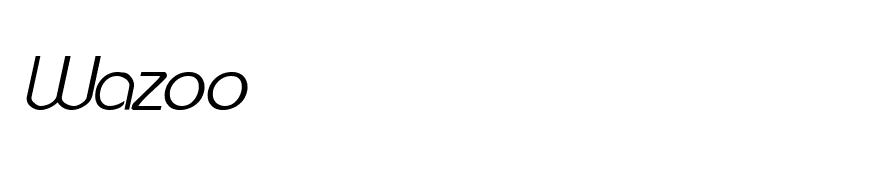 WashingtonMetro BoldItalic