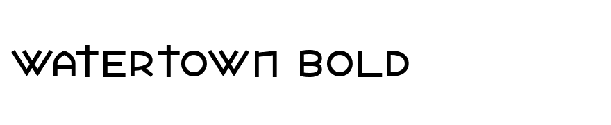 Watertown Bold