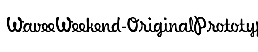 WaveeWeekend-OriginalPrototype