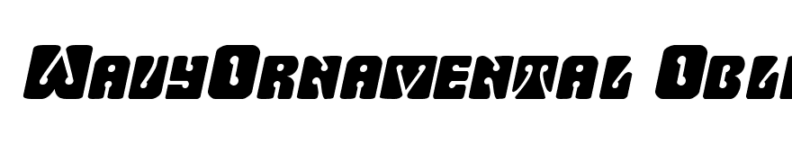 WavyOrnamental Oblique