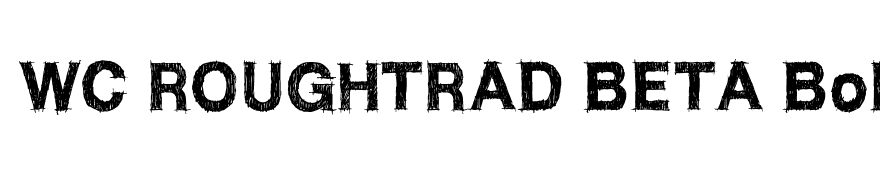 WC ROUGHTRAD BETA Bold OTF