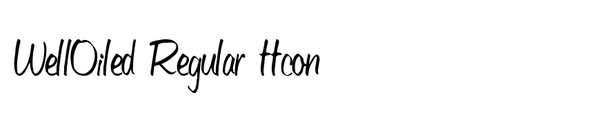 WellOiled Regular ttcon