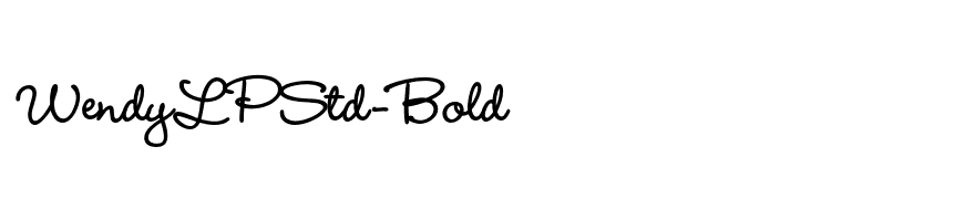 WendyLPStd-Bold