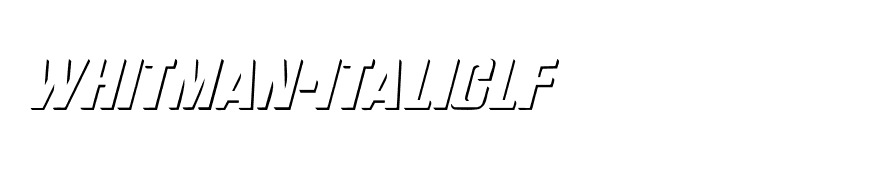 WhatA-Relief Italic