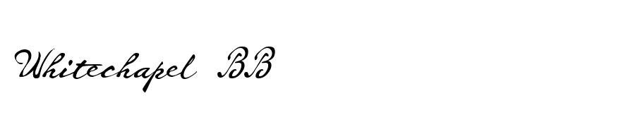 Whitechapel BB