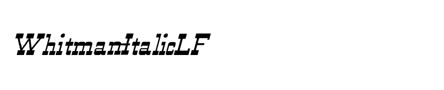 WildWest-Normal Italic