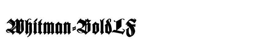 WilhelmKlingsporGotisch Bold