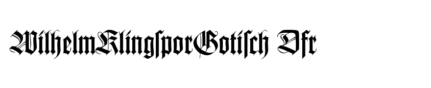 WilhelmKlingsporGotisch Dfr