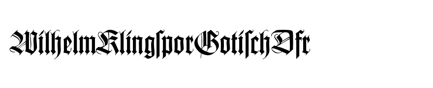WilhelmKlingsporGotischDfr