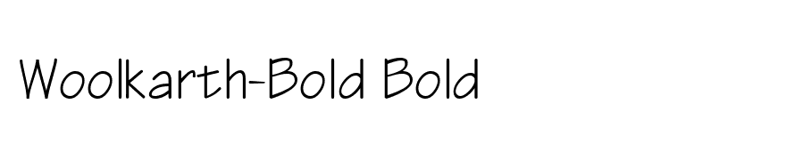 Woolkarth-Bold Bold