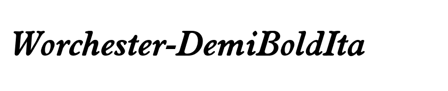 Worchester-DemiBoldIta