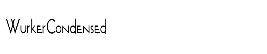 WurkerCondensed