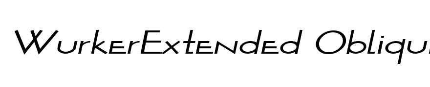 WurkerExtended Oblique