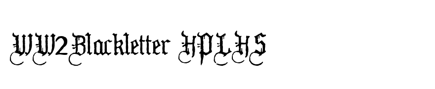 WW2Blackletter HPLHS