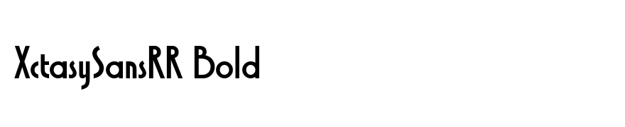 XctasySansRR Bold