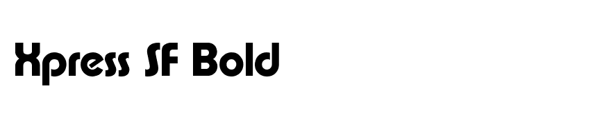 Xpress SF Bold