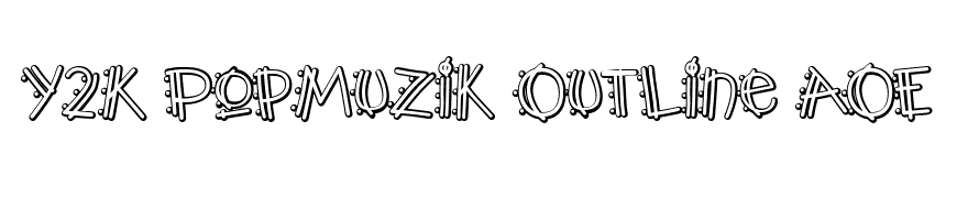 Y2K PopMuzik Outline AOE