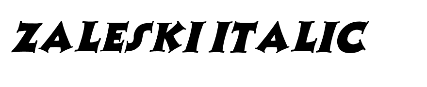 Zaleski Italic