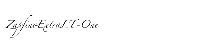 ZapfinoExtraLT-One
