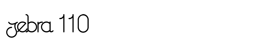 Zebra 110