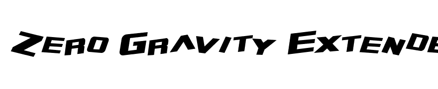 Zero Gravity Extended Italic
