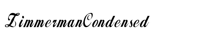 ZimmermanCondensed